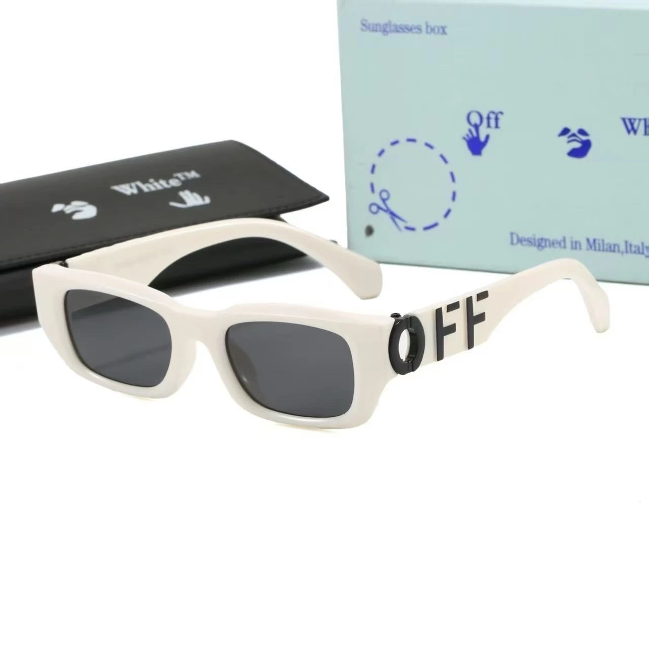 Off-White Eyewear Cutout Square Sunglasses product image