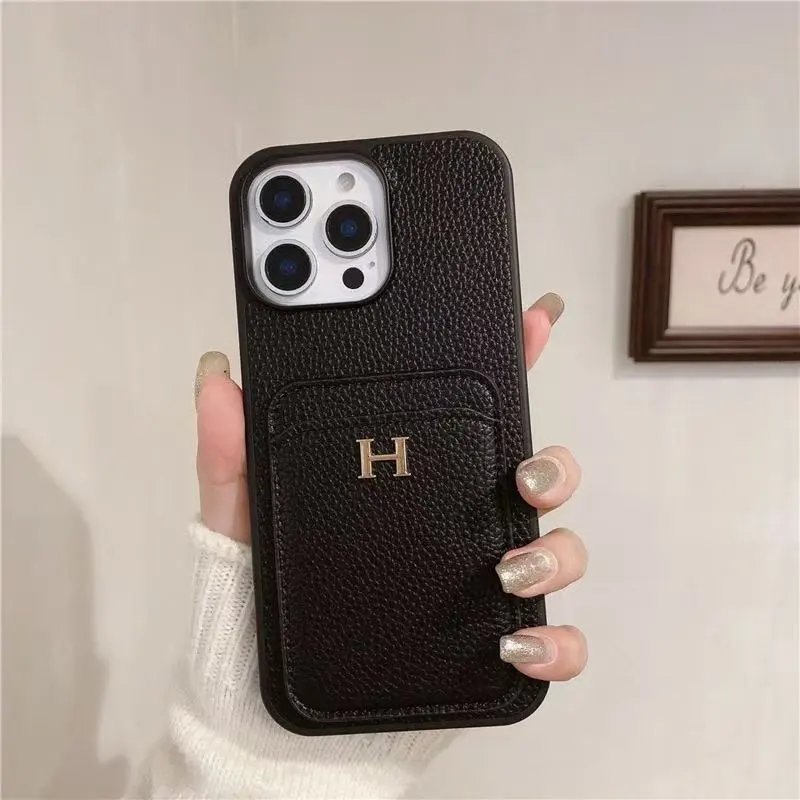 Chanel Phone Cases Quilted wallet case with wrist strap — 16