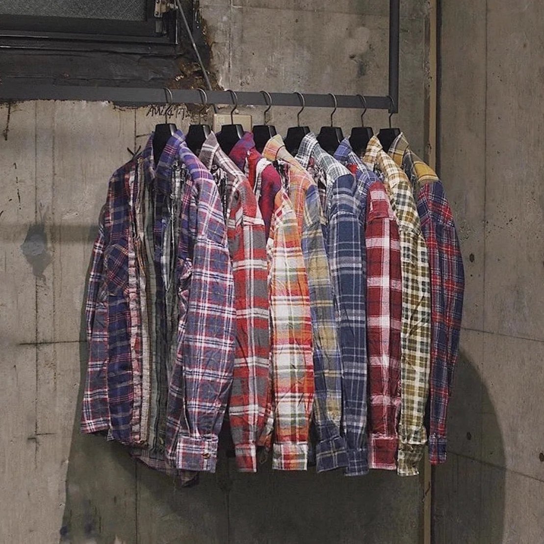 Gallery Dept. Patchwork Plaid Shirt White/Black - 5