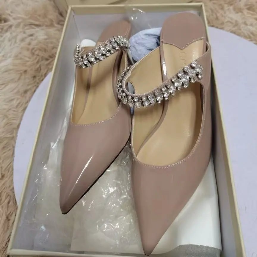 Unbranded Sandals Studded multi-strap open-toe slide — 28 Stiletto heel