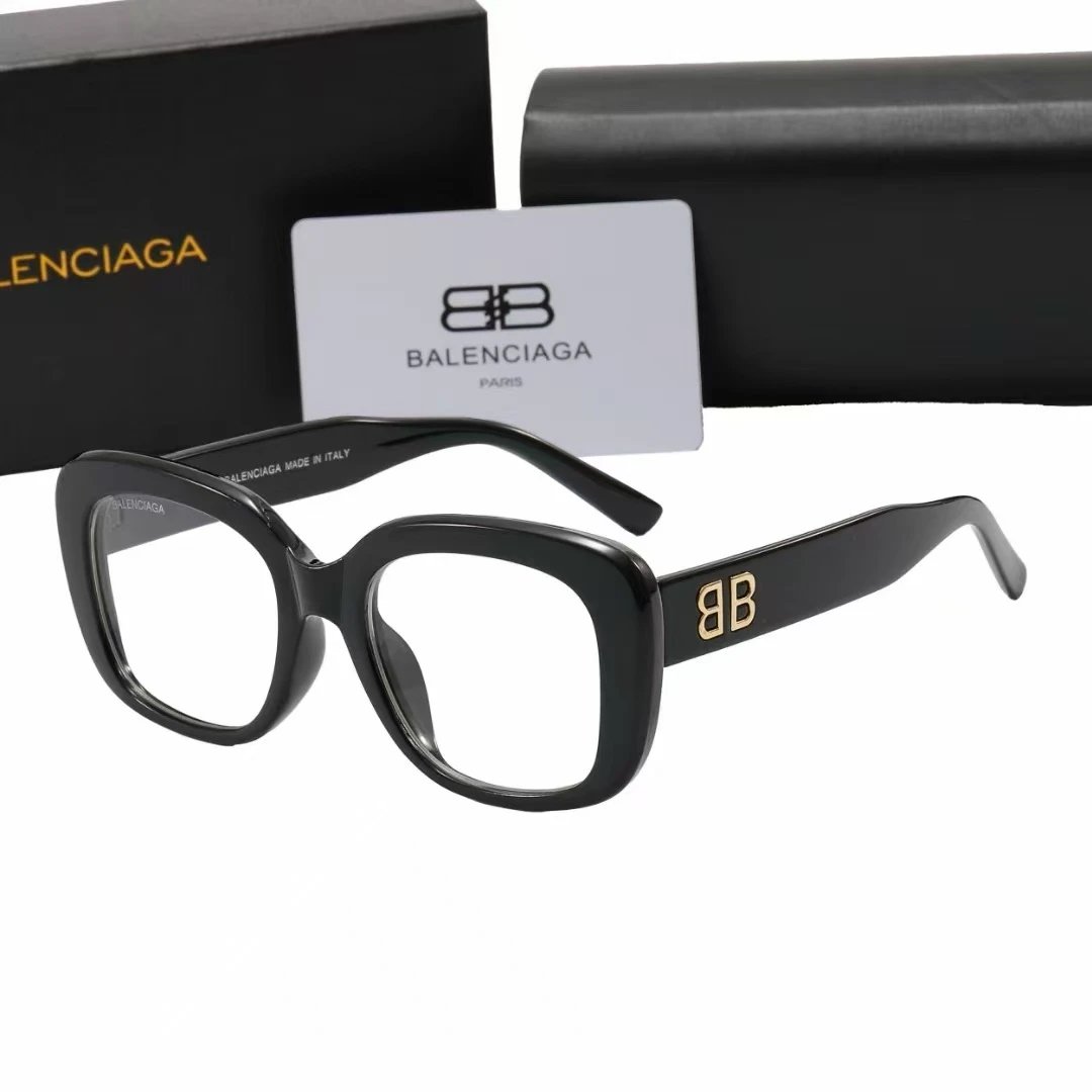 Balenciaga Eyewear Rectangular Logo Sunglasses — 21