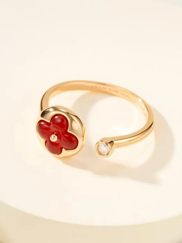 Gucci Jewelry Crystal Double G Ring product detail image 8