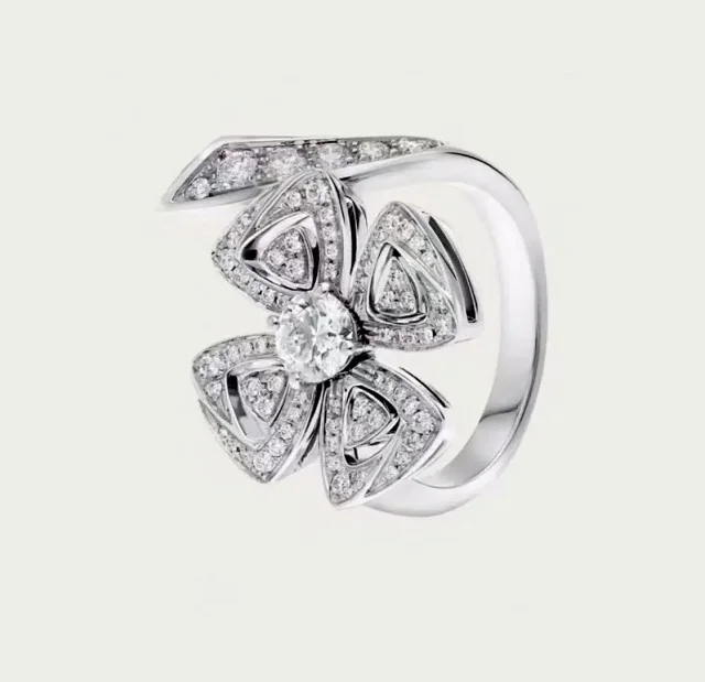 Gucci Jewelry Crystal Double G Ring product detail image 9