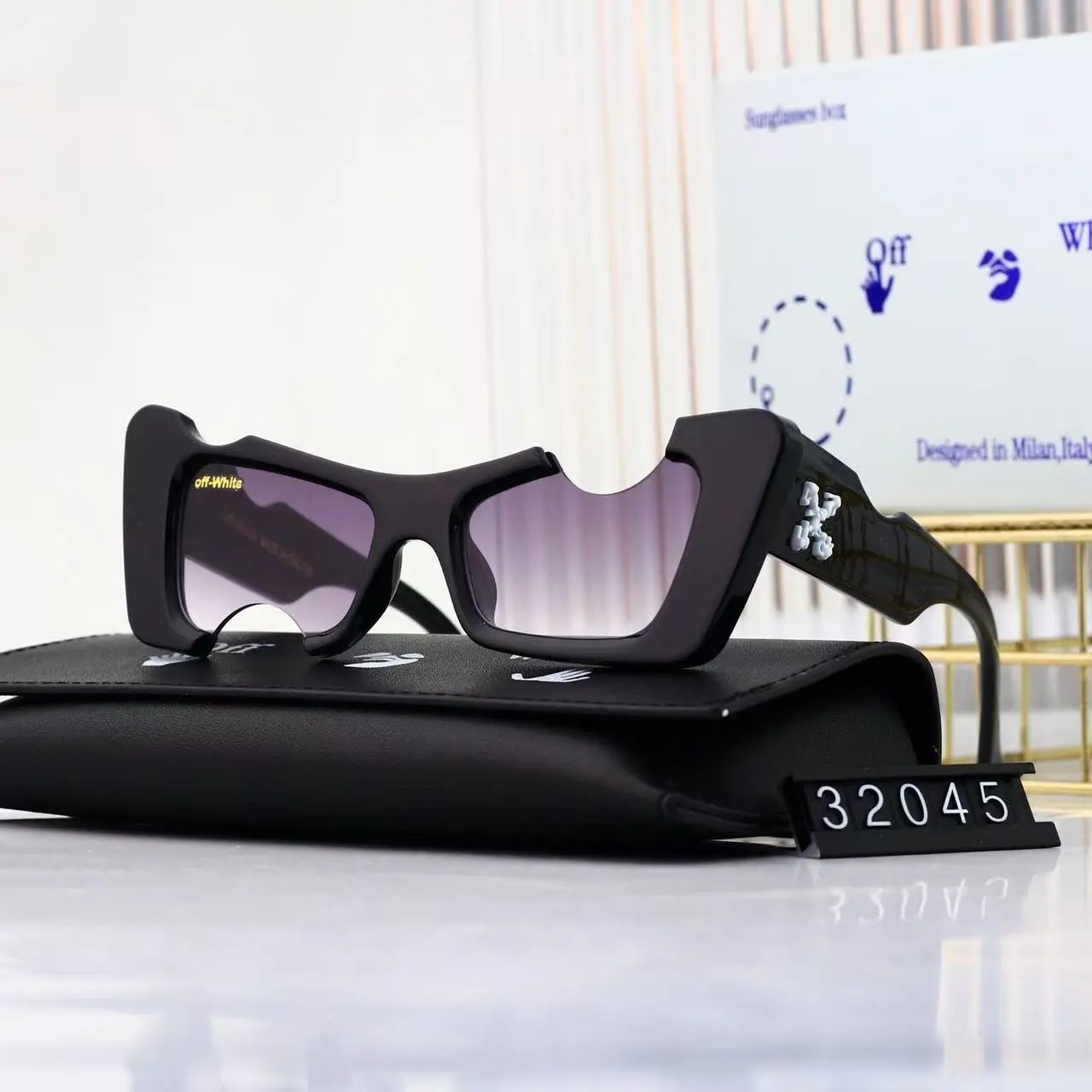 Off-White Eyewear Cutout Square Sunglasses product image