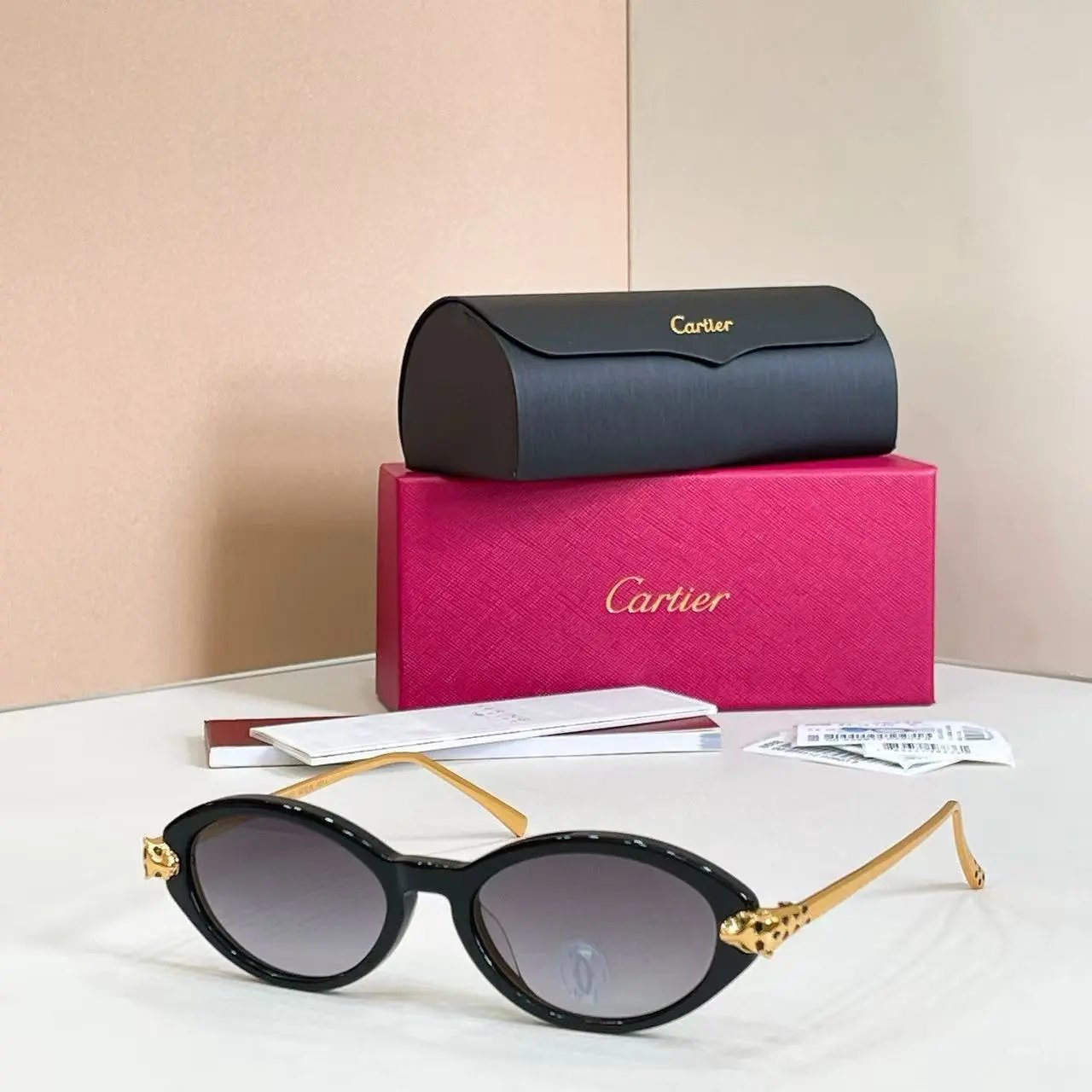 Cartier Eyewear 2011 Round Metal-Frame Sunglasses — XZ013