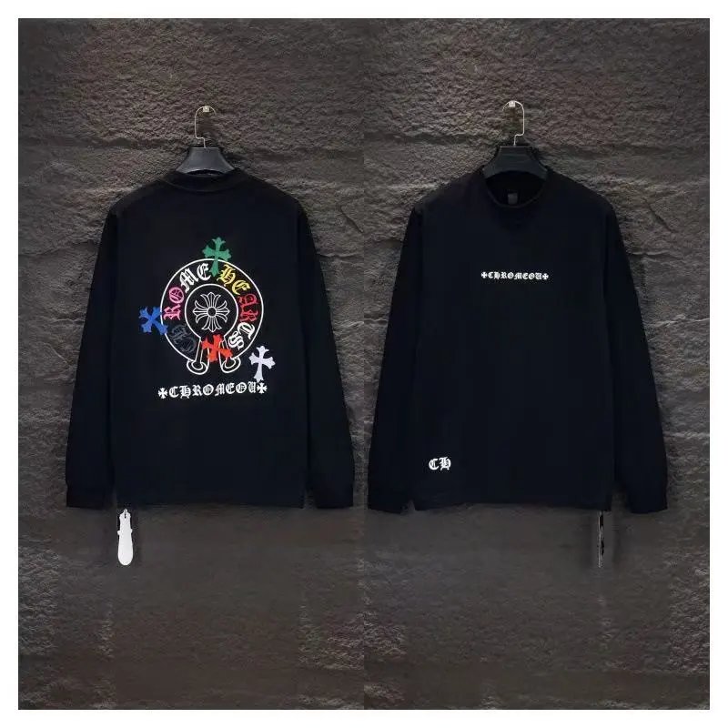 Chrome Hearts Cross Logo Washed Black Hoodie - 10
