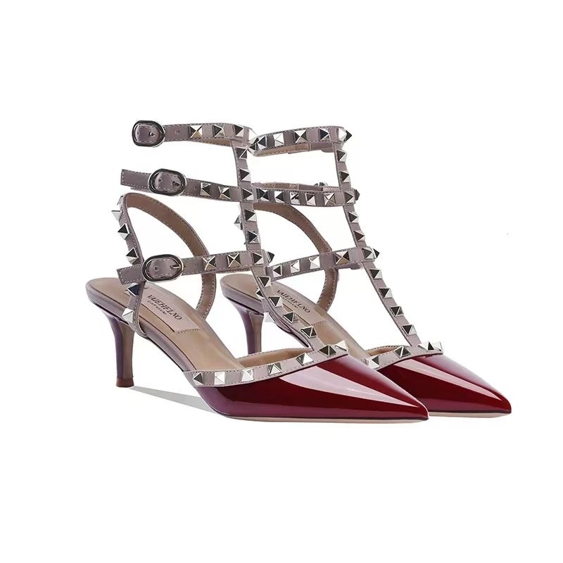 Unbranded Sandals Studded multi-strap open-toe slide — 22