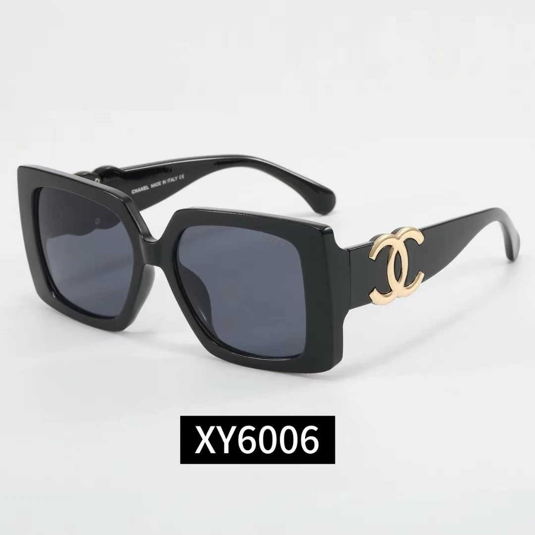 Chanel Eyewear 5072 shield sunglasses with logo temples — 40