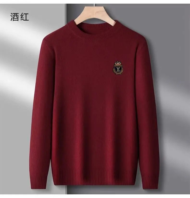 Imitator Brand Embroidered Crest Sweater Teal - 2