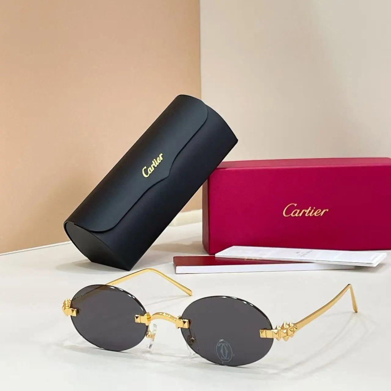 Cartier Eyewear 2011 Round Metal-Frame Sunglasses — XZ015