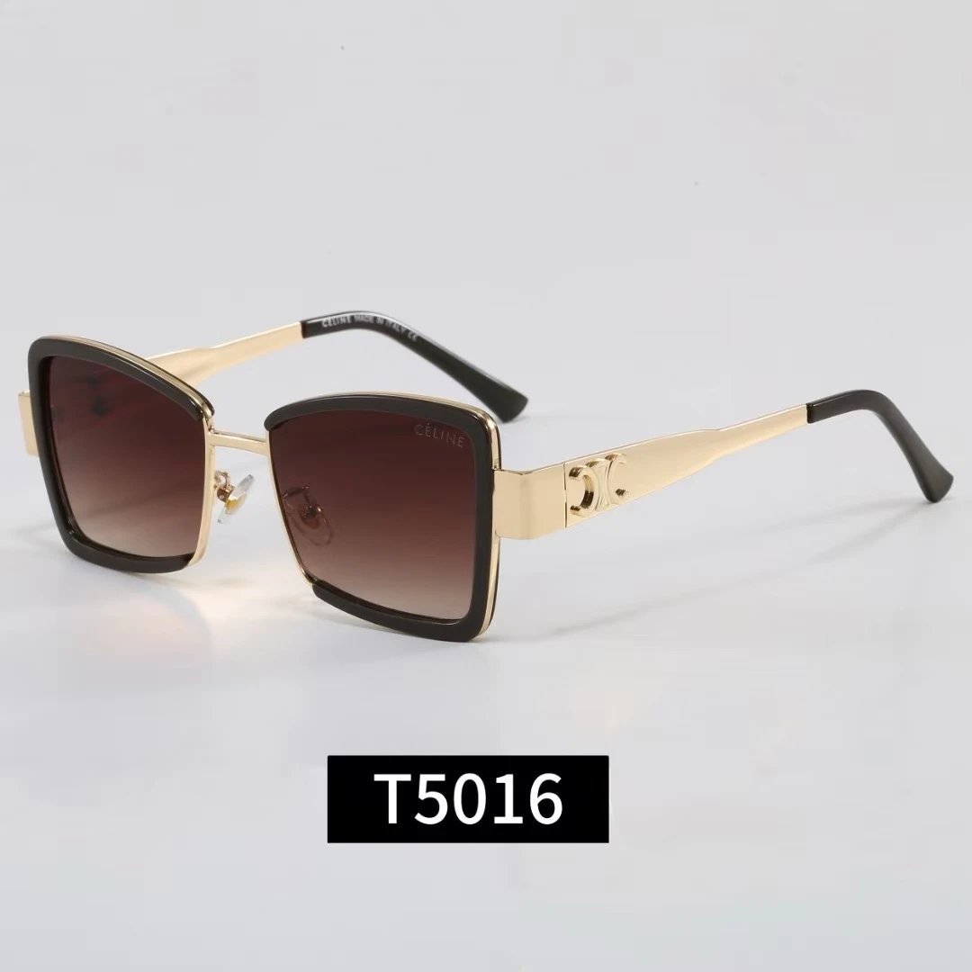 Celine Eyewear Oval Metal-Frame Sunglasses product image