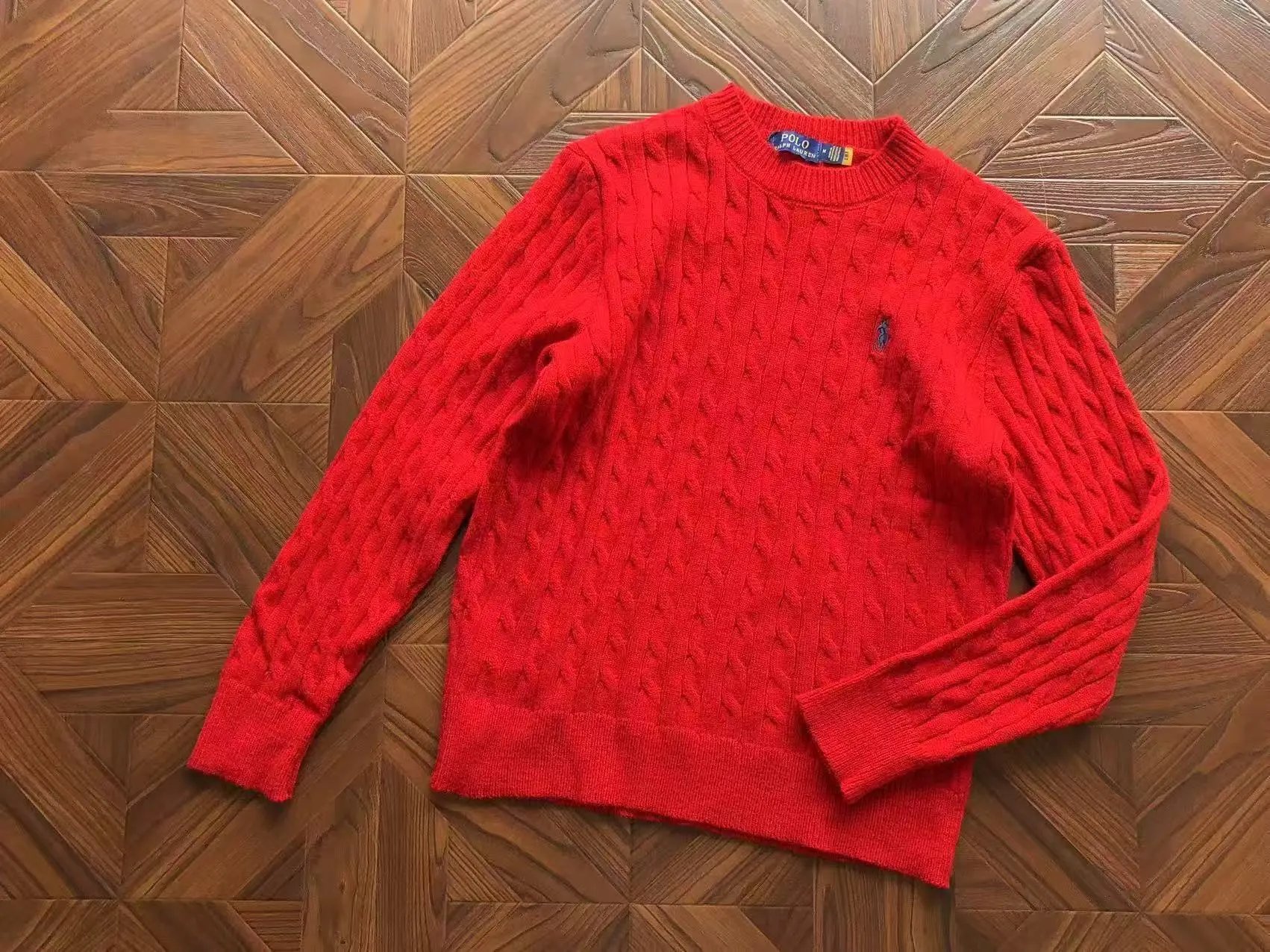 Ralph Lauren Cable Knit Half-Zip Sweater Navy - 15