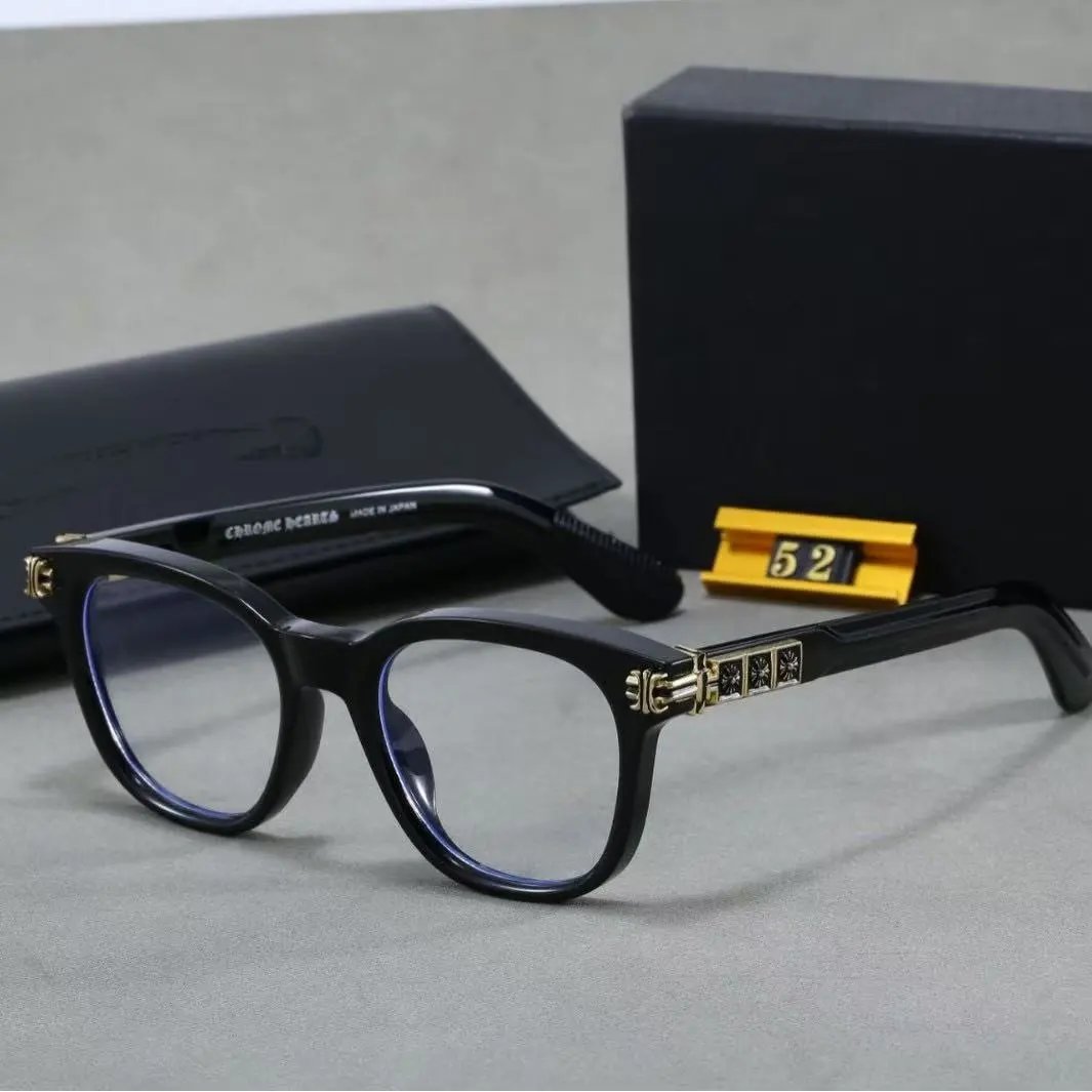 Unbranded Eyewear Square frames with floral cross temple embellishments — 33