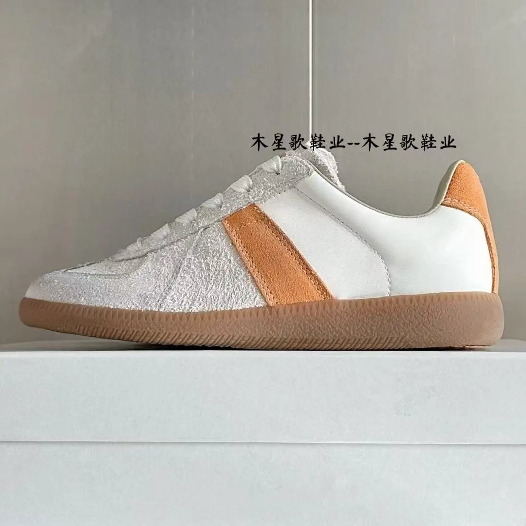 Unbranded Sneakers Low-top suede-panel gum sole — 27