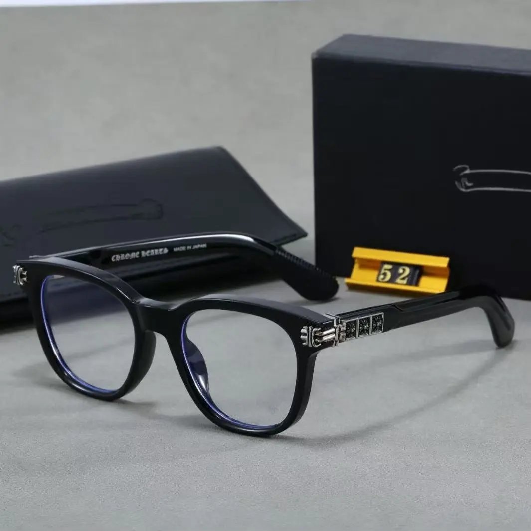 Unbranded Eyewear Square frames with floral cross temple embellishments — 34