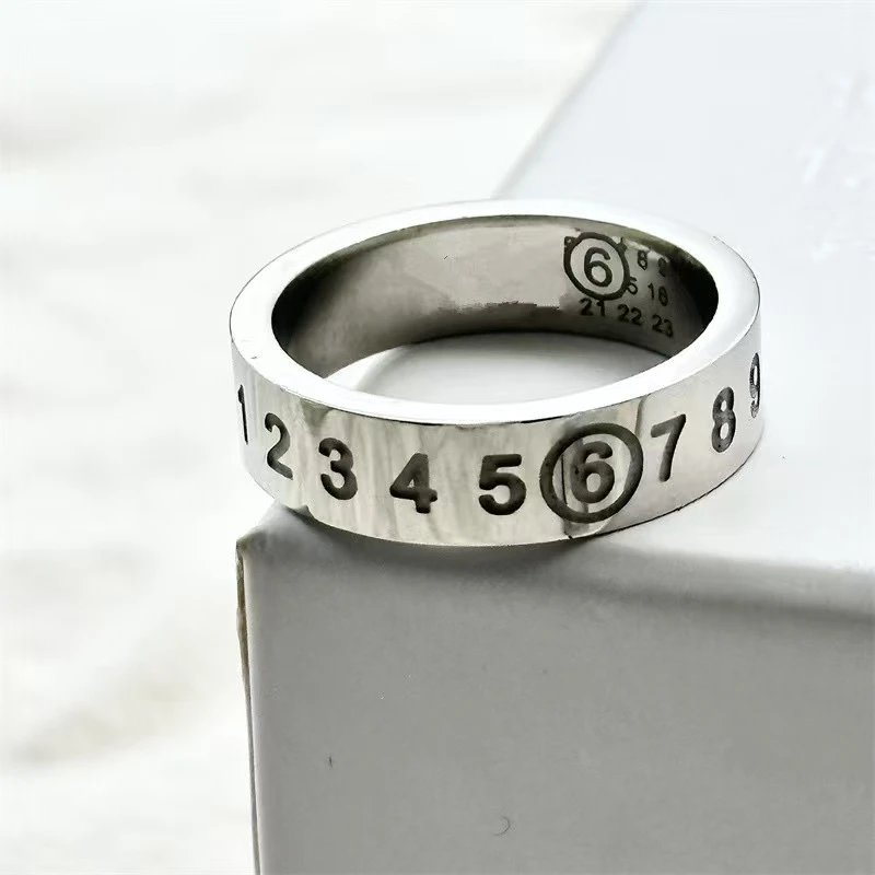 Unbranded Jewelry Number-Engraved Link Bracelet — US 6