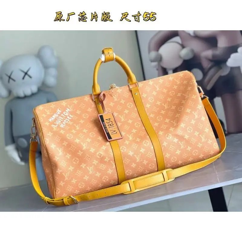 Louis Vuitton Travel Bags Monogram duffel bag with shoulder strap — 31