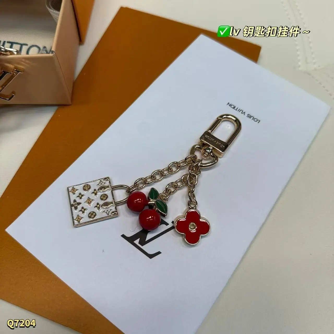 Louis Vuitton Uncategorized Monogram leather keychain — 37