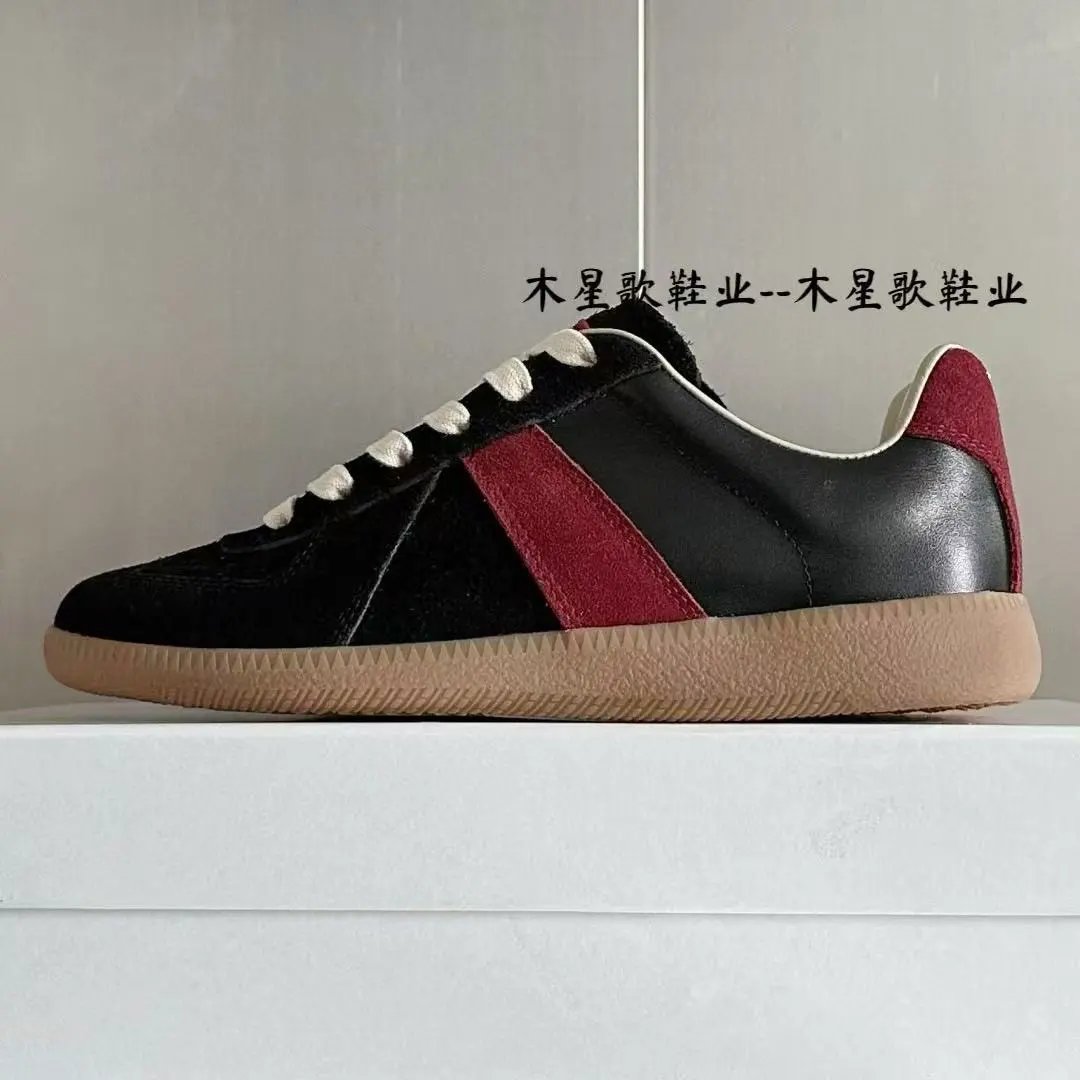 Unbranded Sneakers Low-top suede-panel gum sole — 28