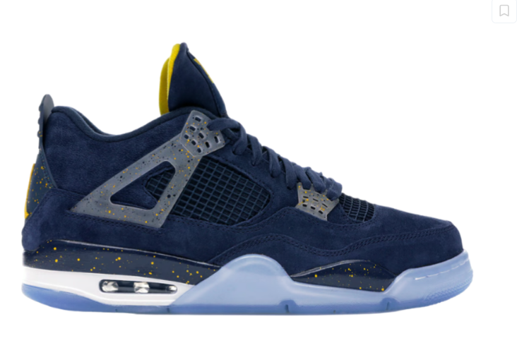 Air Jordan 4 Retro PE "Michigan Wolverin