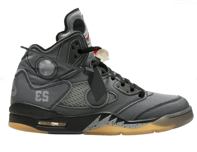 Off-White x Air Jordan 5 Retro "Black Mu