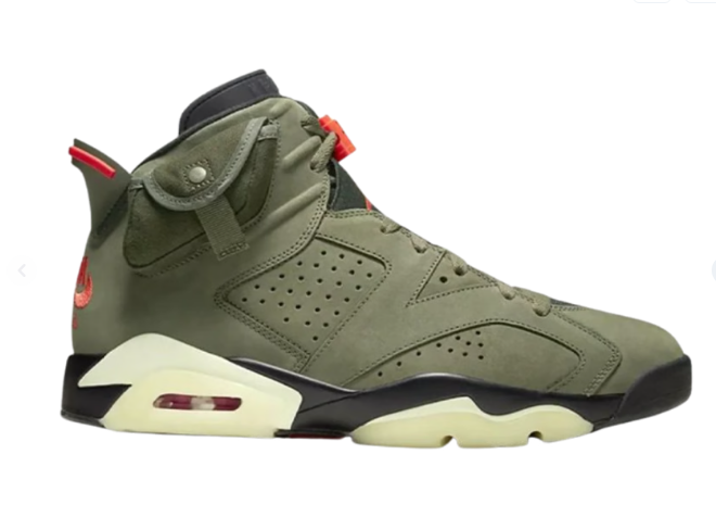 Travis Scott x Air Jordan 6 Retro "Olive