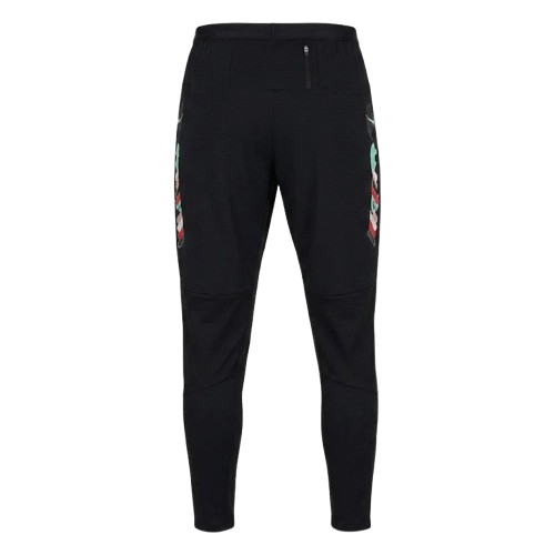 Black Athletic Pants with Side Panels