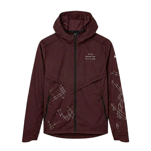 Maroon Nike Running Division Jacket