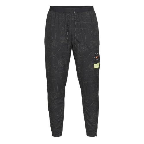 Black Nike Patterned Athletic Pants