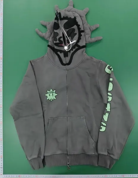 Glo Gang x Hellstar Glory Spiky Hoodie Multicolor Hoodie - 15