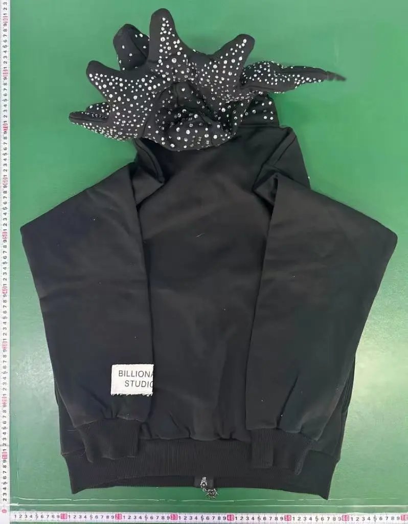 Glo Gang x Hellstar Glory Spiky Hoodie Multicolor Hoodie - 12