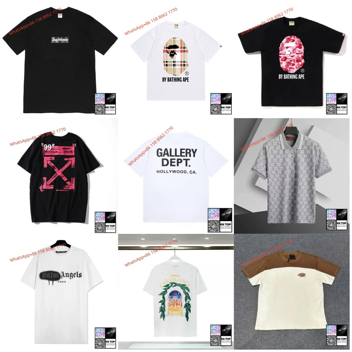 pure cotton European and American fashion brand high quality classic style