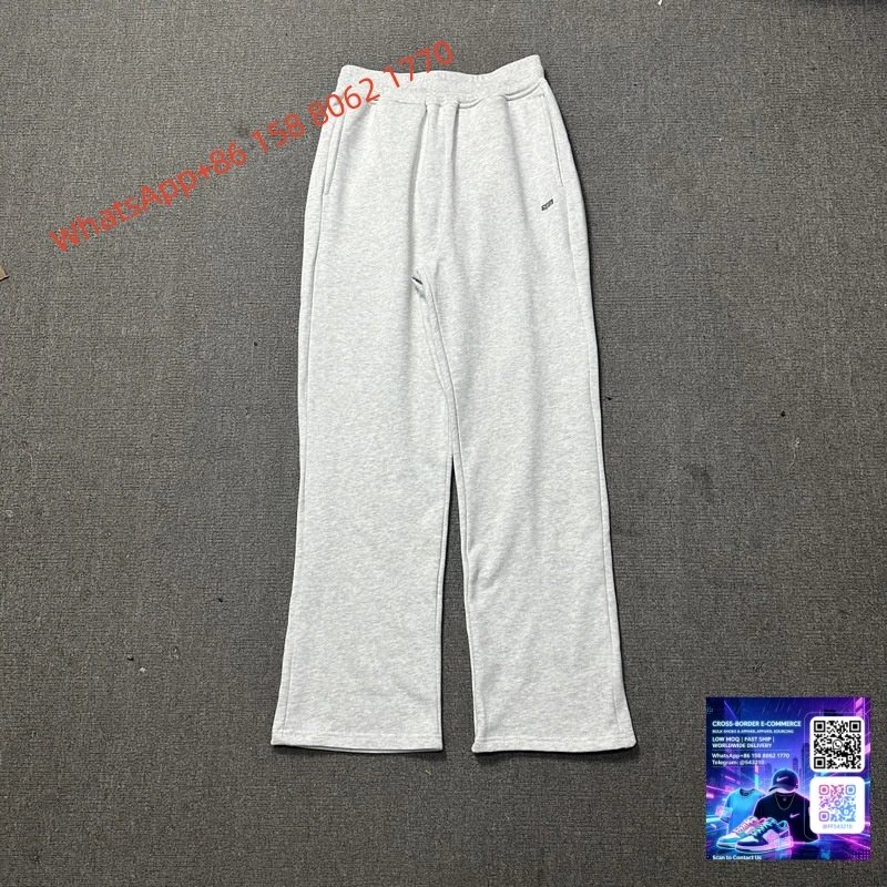 Kith Sweatpants Straight Leg Heather Grey