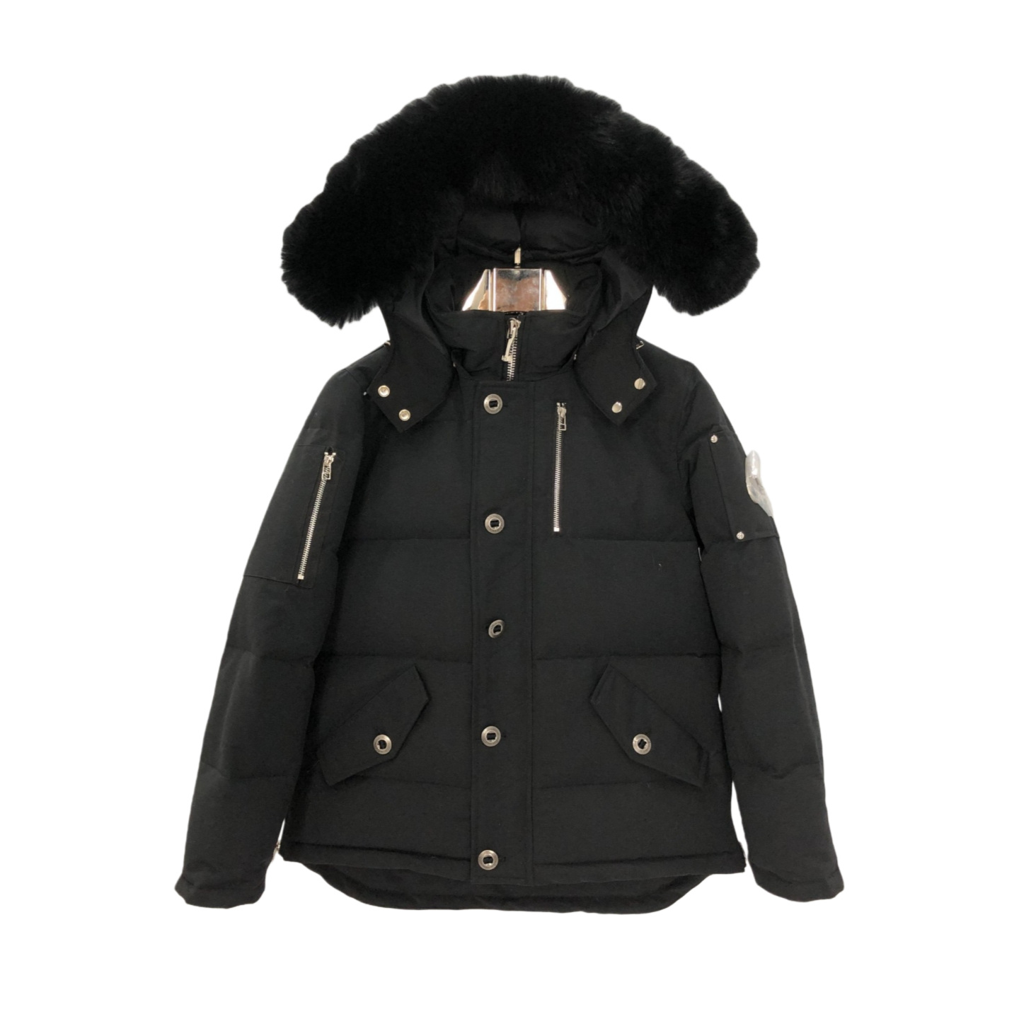 Moose 05/06 Scissors Down Jacket Hooded Fox Fur Collar 3q