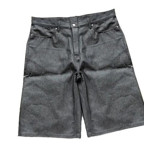 Iron Gray Denim Shorts