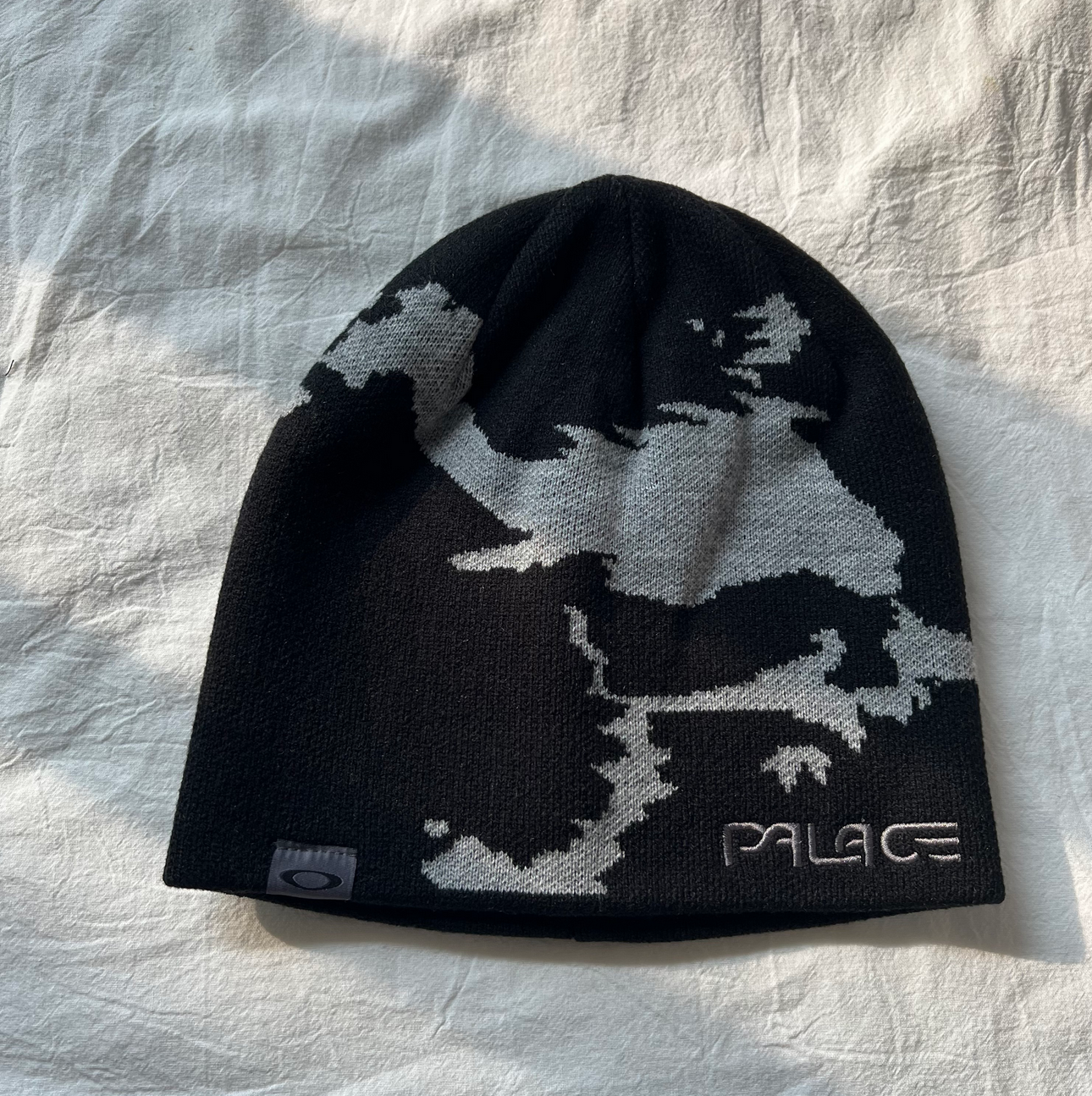 PAL x O Bottom Left Small Circle - Black Beanie