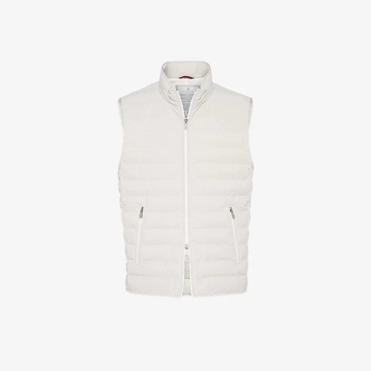 Bonded taffeta lightweight down vest (No logo! No returns or exchanges for non quality issues)