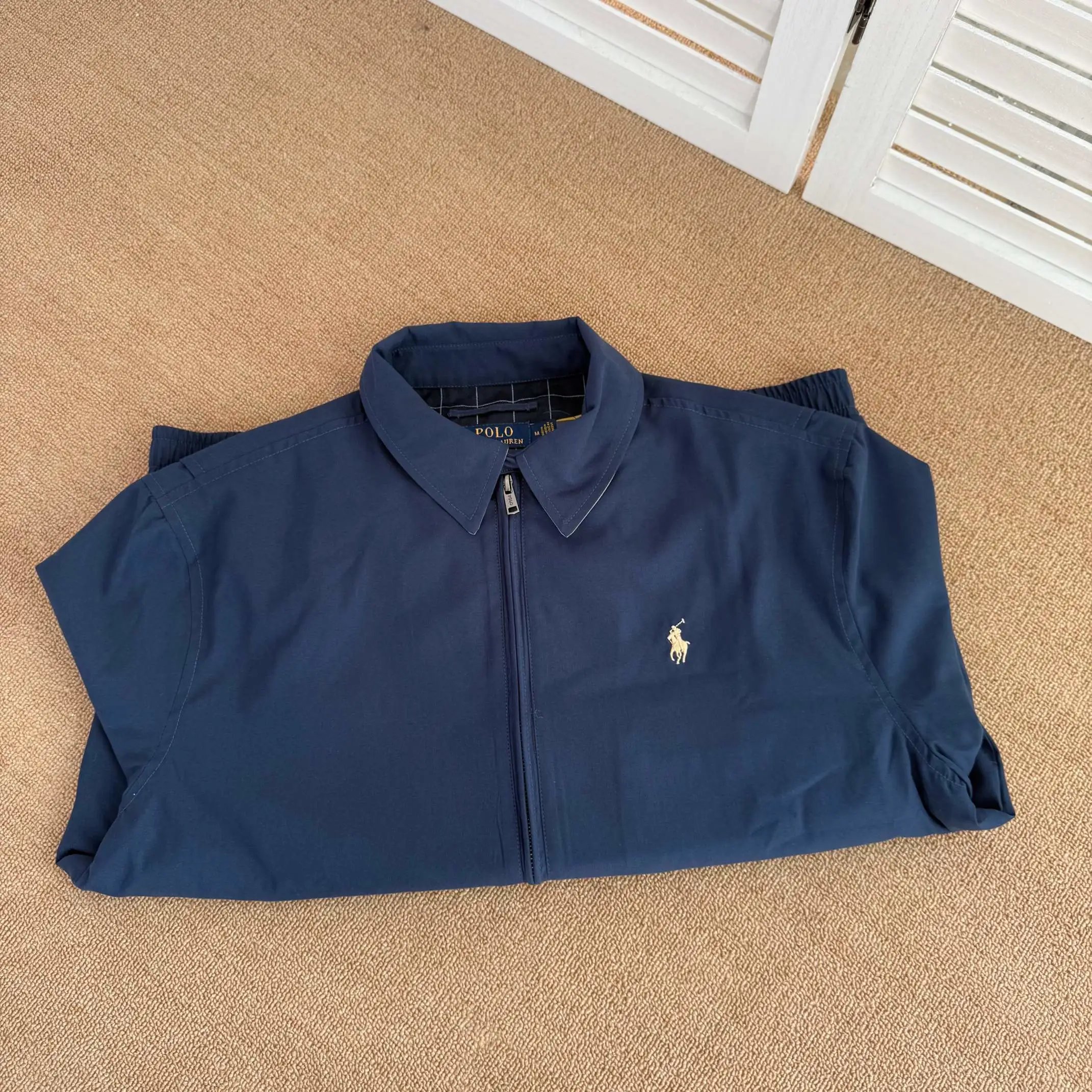 Polo Ralph Lauren Workwear-Style Windbreaker Jacket Navy