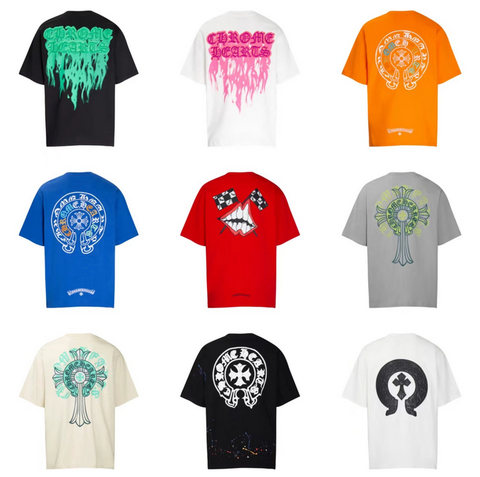 Top Cross Chrome Summer Men's Women's Short Sleeve T-shirt WhatsApp: +86 13055315267