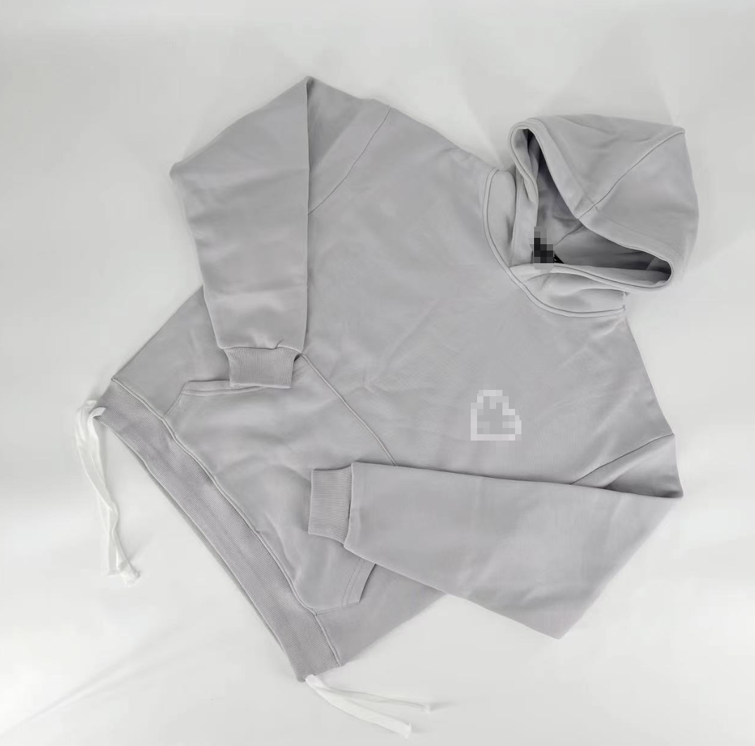 Light Grey Hooded Sweatshirt