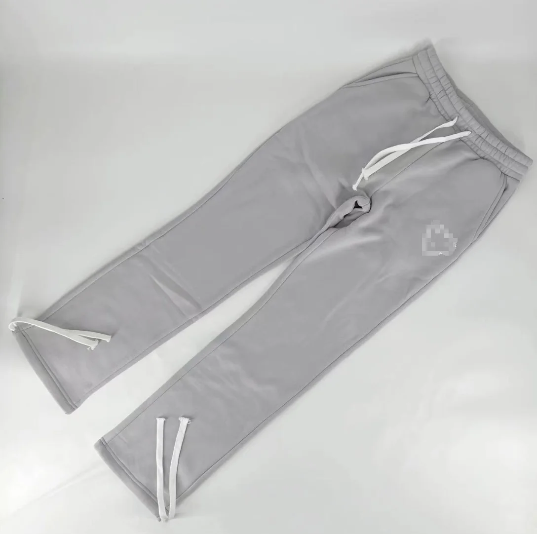 Human Made Light Grey Heart Logo Straight Sweatpants - rep spodnie