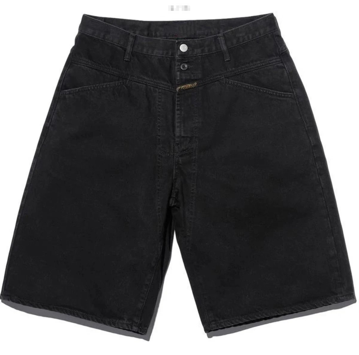 black shorts