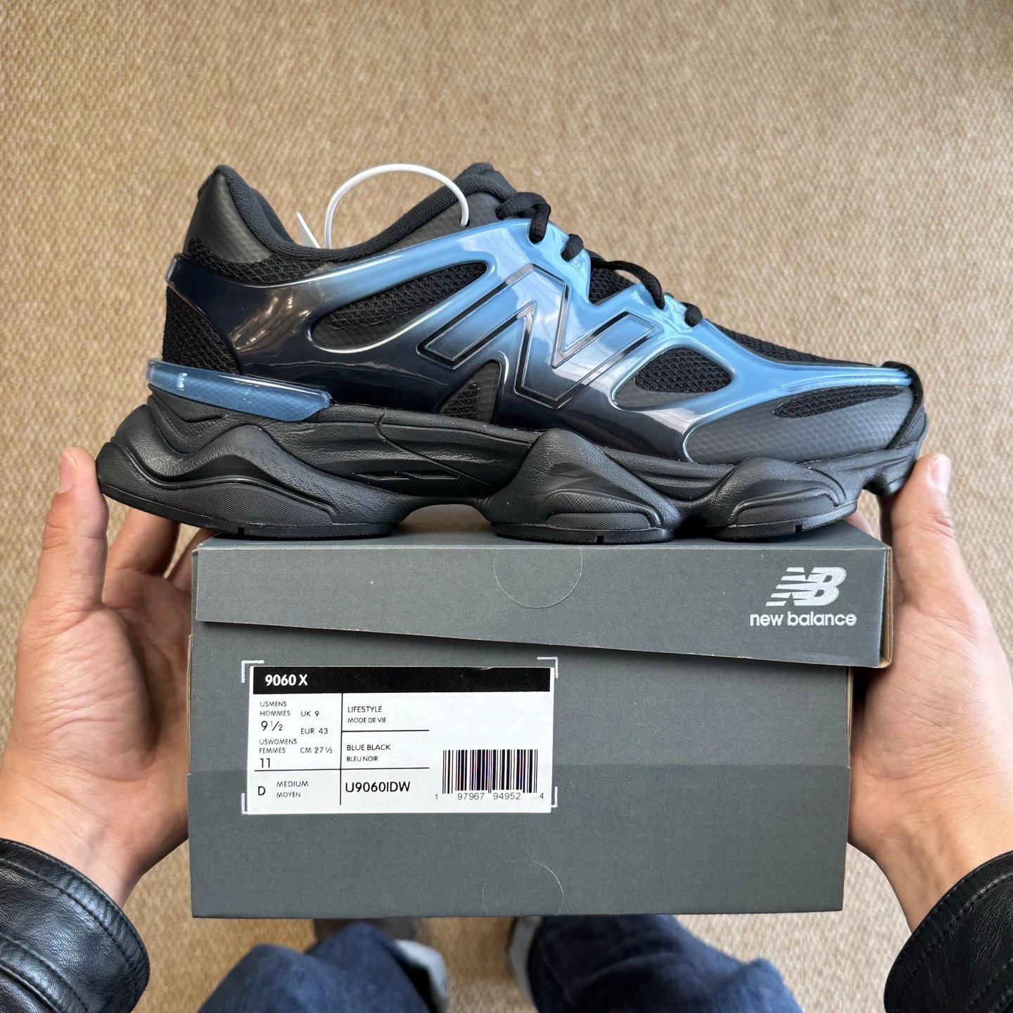 New Balance 9060 Blue Black U9060IDW
