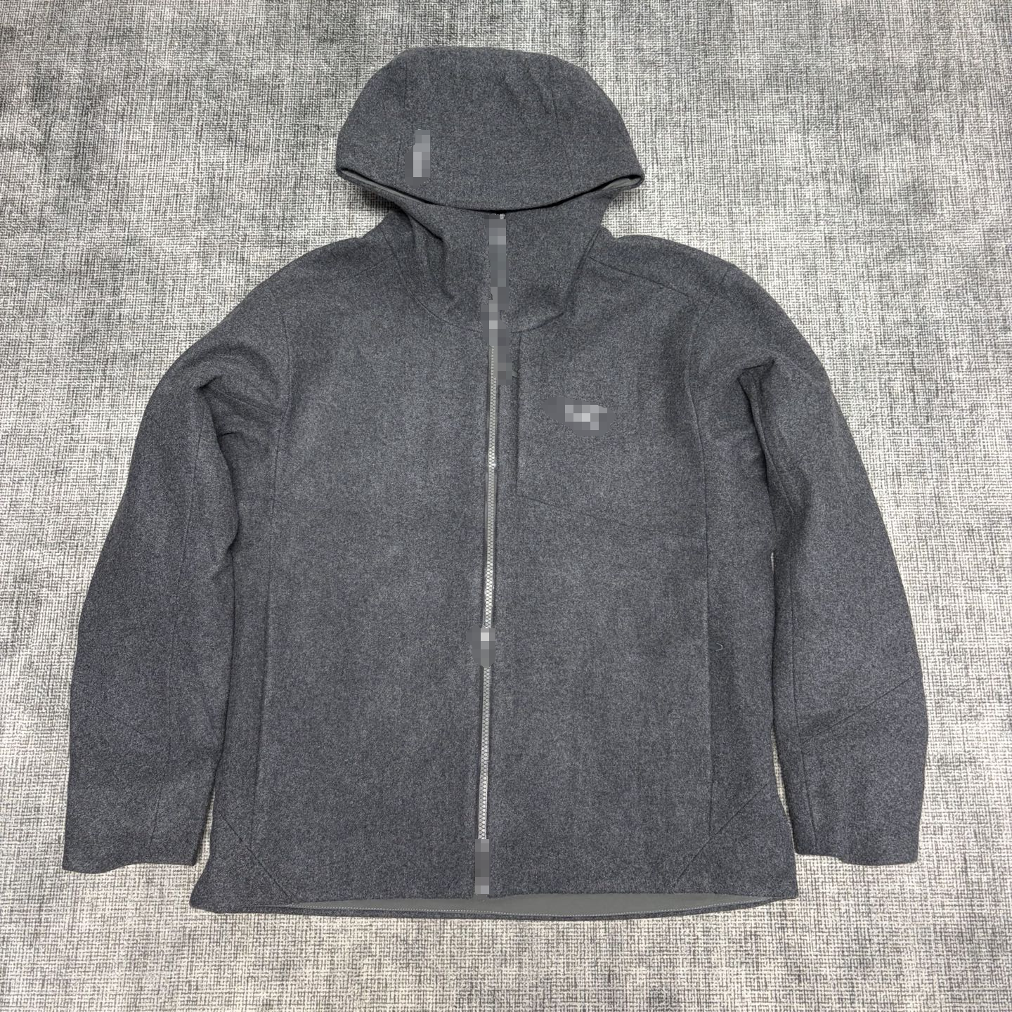 Void Grey Sawyer Wool Hoodie