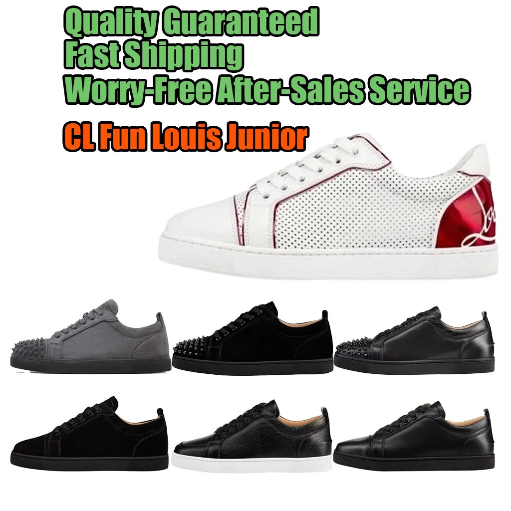 White and Black Low-Top Sneakers