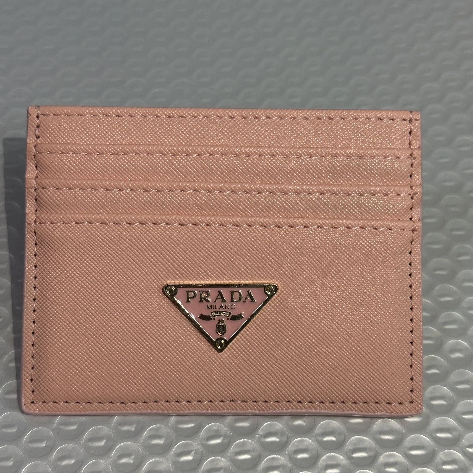 Prada Wallets & Card Holders Triangle Plaque Holder — 12