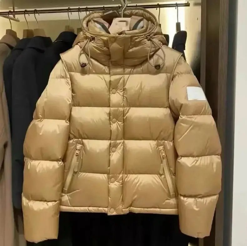 Burberry Down Jackets Hooded puffer jacket with check-lined hood image 10