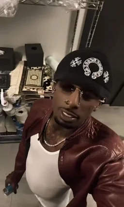 thumbnail for （现货）Archived 自主 ch 卷轴十字花刺绣华夫格帽 PLAYBOI CARTI 同款