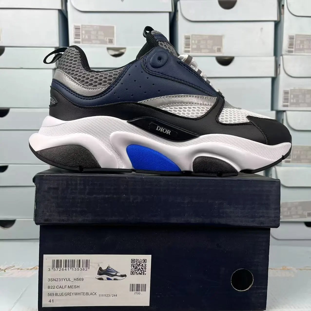 Grey Deep Blue H569