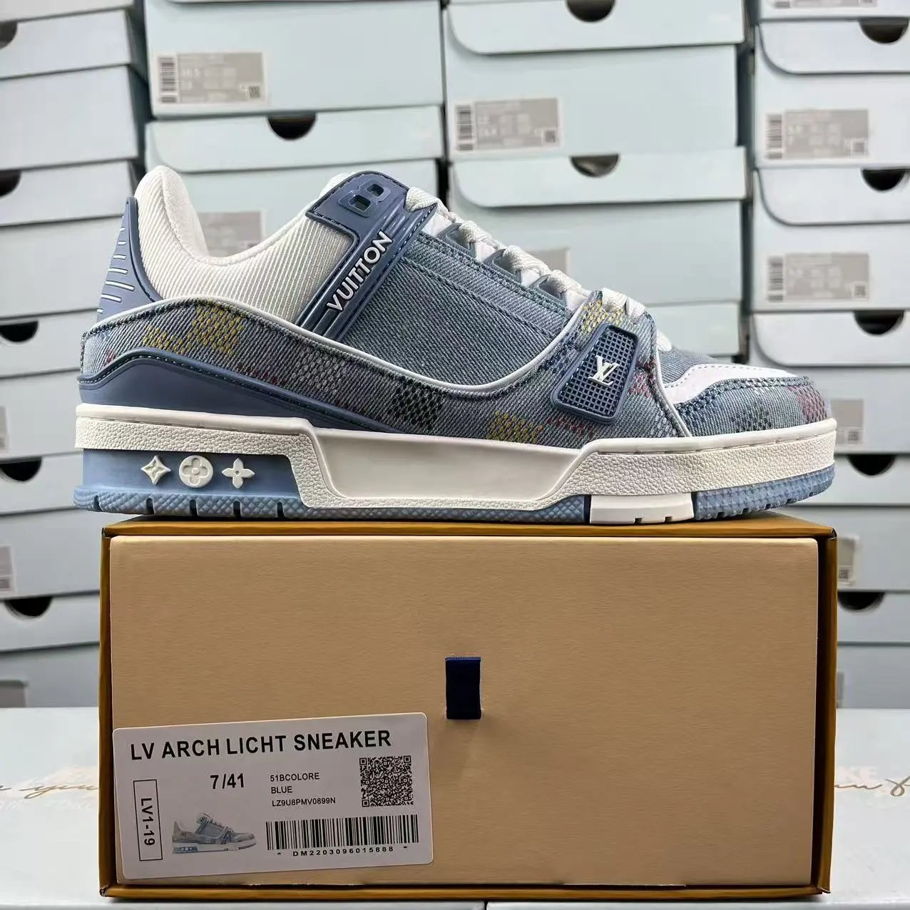 Blue Checkerboard 51BCOLORE